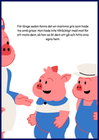De tre små grisarna - Läsförståelse + frågor