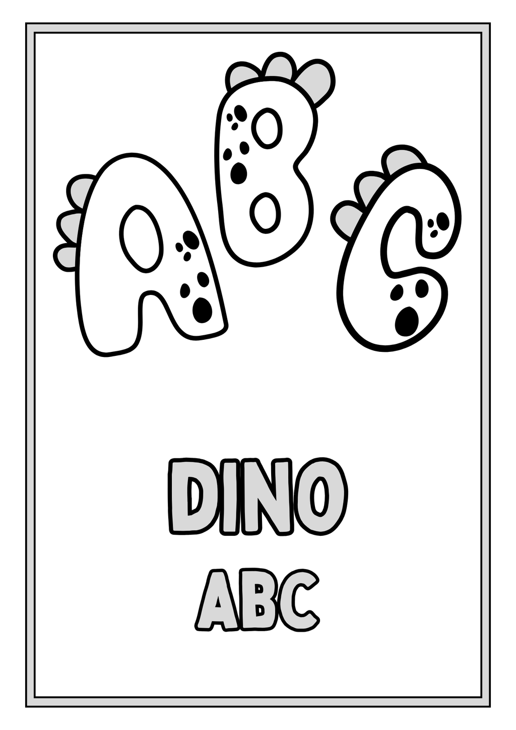 Dino ABC - Engelska