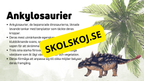 Dinosauriernas systematik + frågor - Årskurs 6 - 9