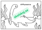 Dinosaurier - Målarbok