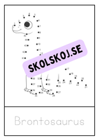 Dinosaurier - Prick till prick + spåra