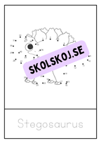 Dinosaurier - Prick till prick + spåra