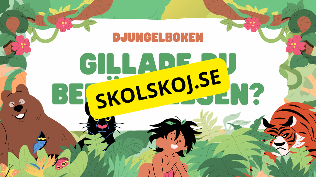 Djungelboken - Läsförståelse och frågor