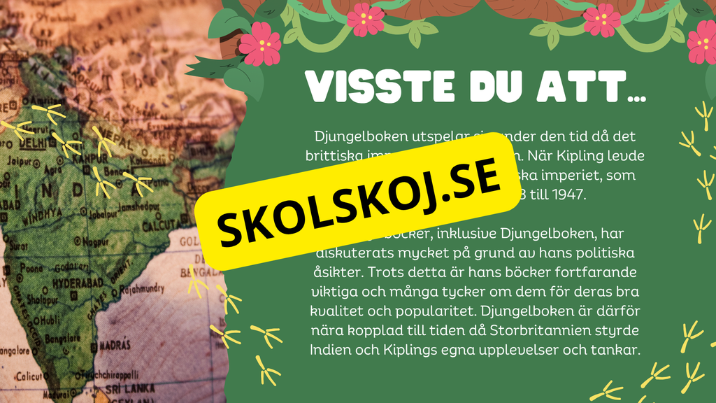 Djungelboken - Läsförståelse och frågor
