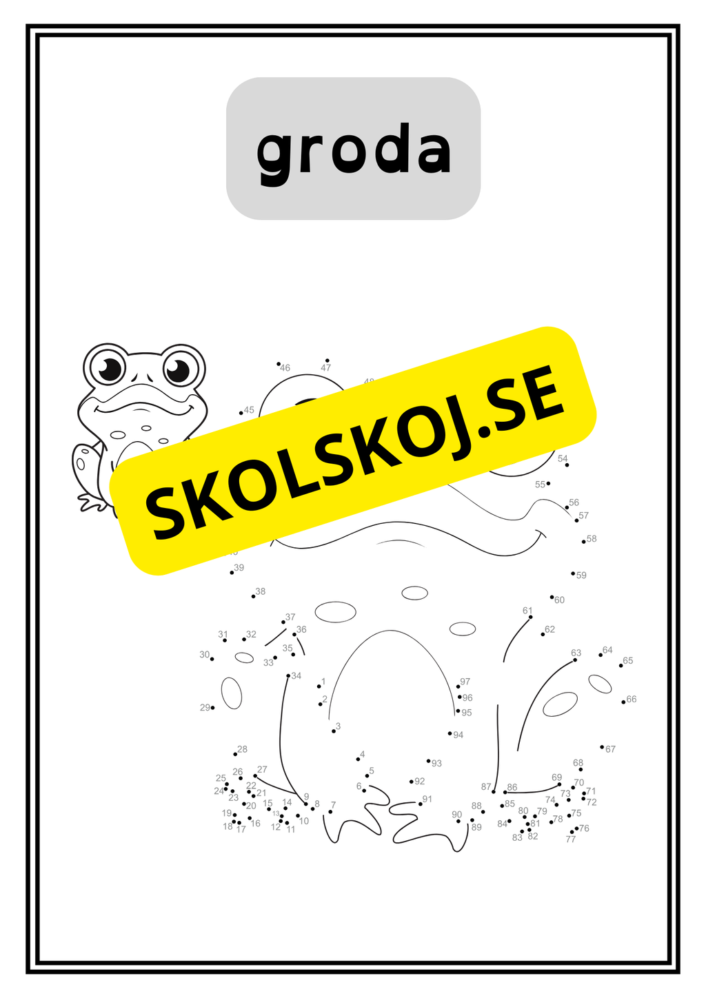 Djur - Prick till prick - 34 sidor