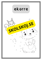 Djur - Prick till prick - 34 sidor