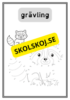 Djur - Prick till prick - 34 sidor