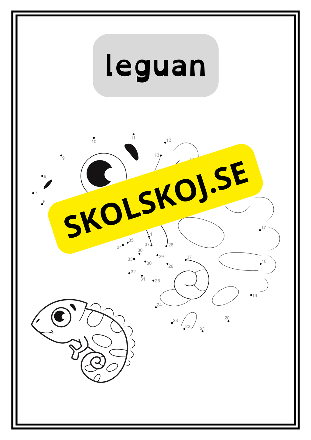Djur - Prick till prick - 34 sidor