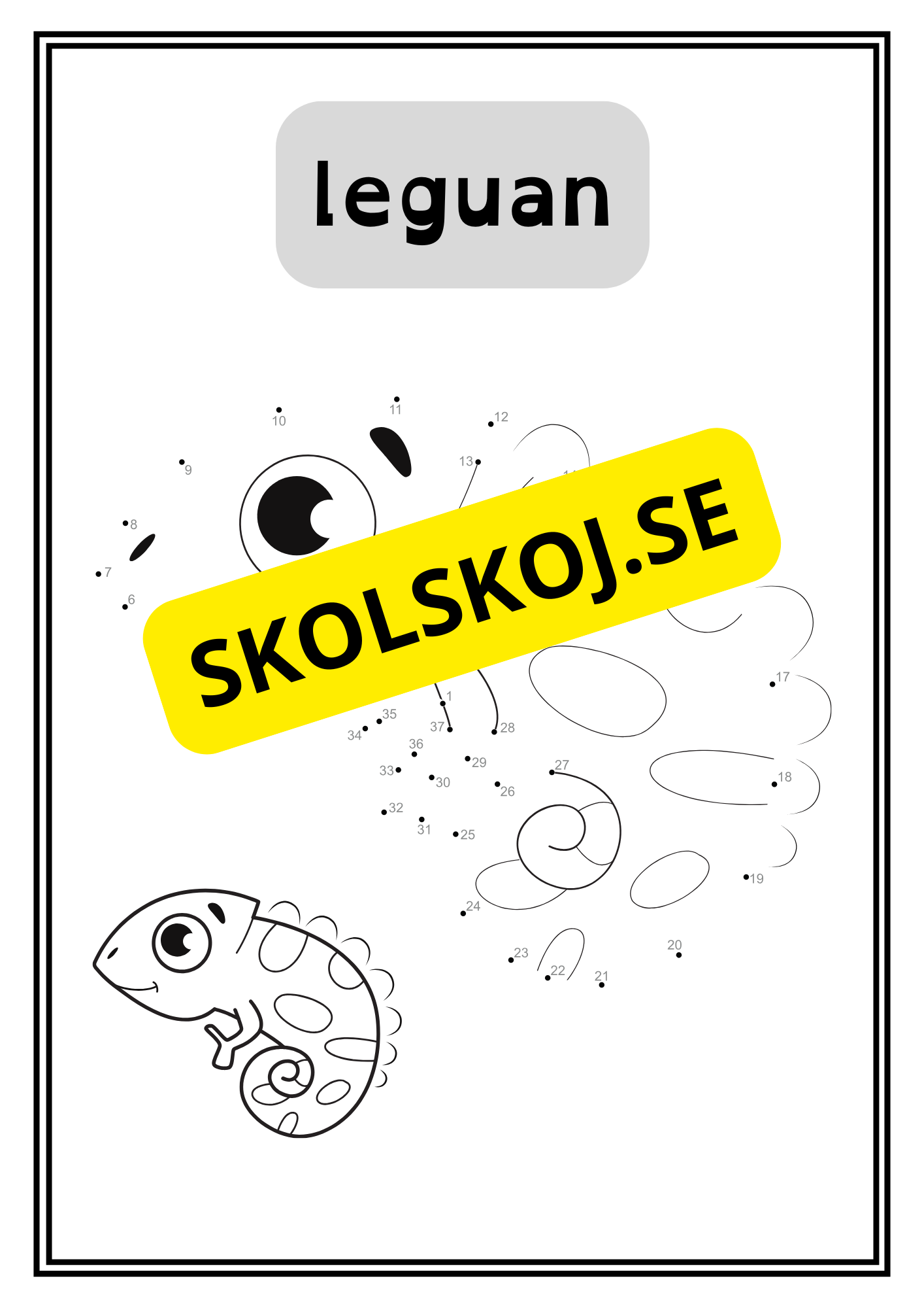 Djur - Prick till prick - 34 sidor
