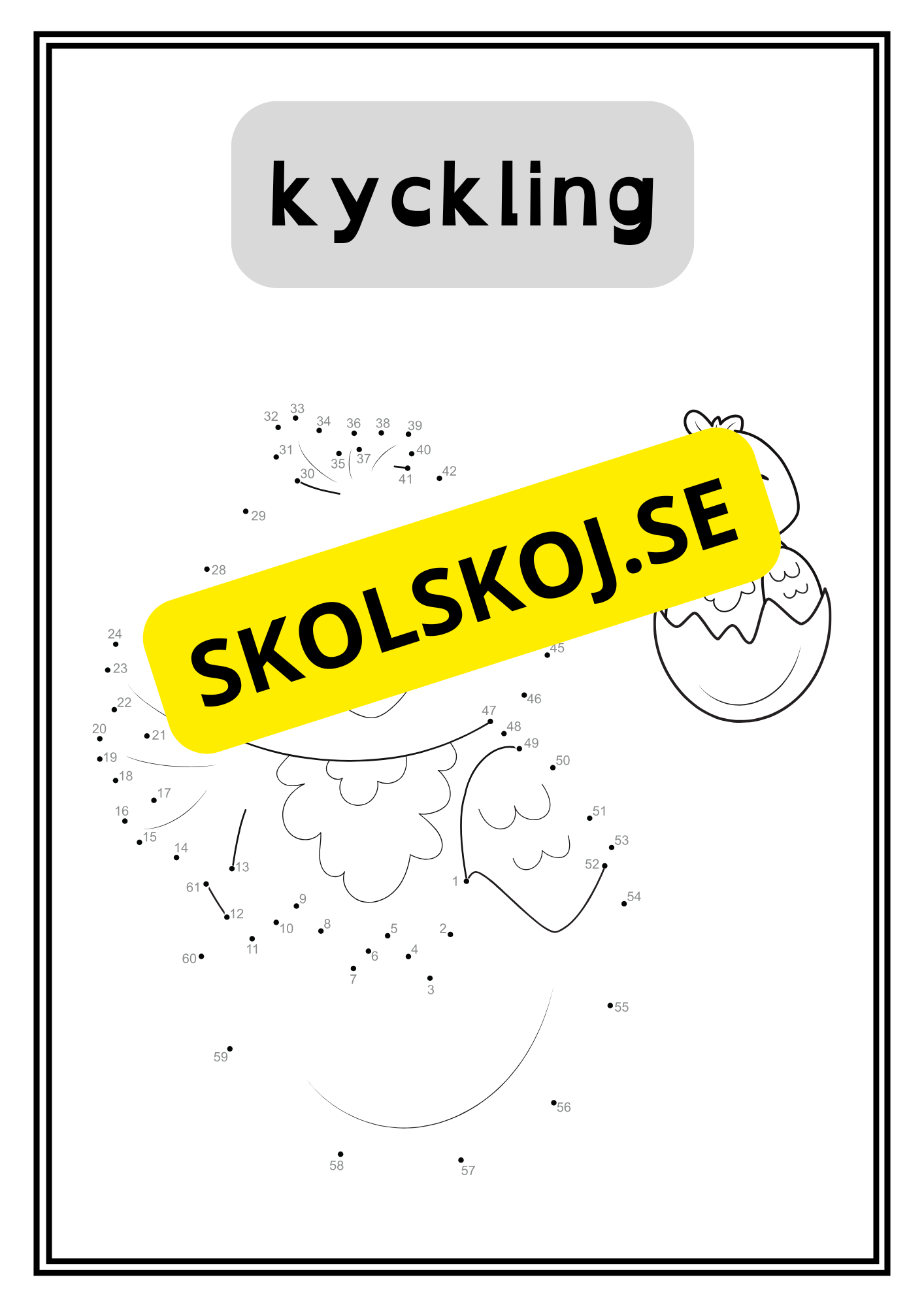 Djur - Prick till prick - 34 sidor