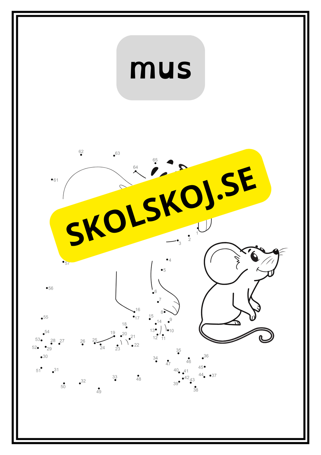 Djur - Prick till prick - 34 sidor