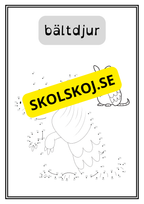 Djur - Prick till prick - 34 sidor