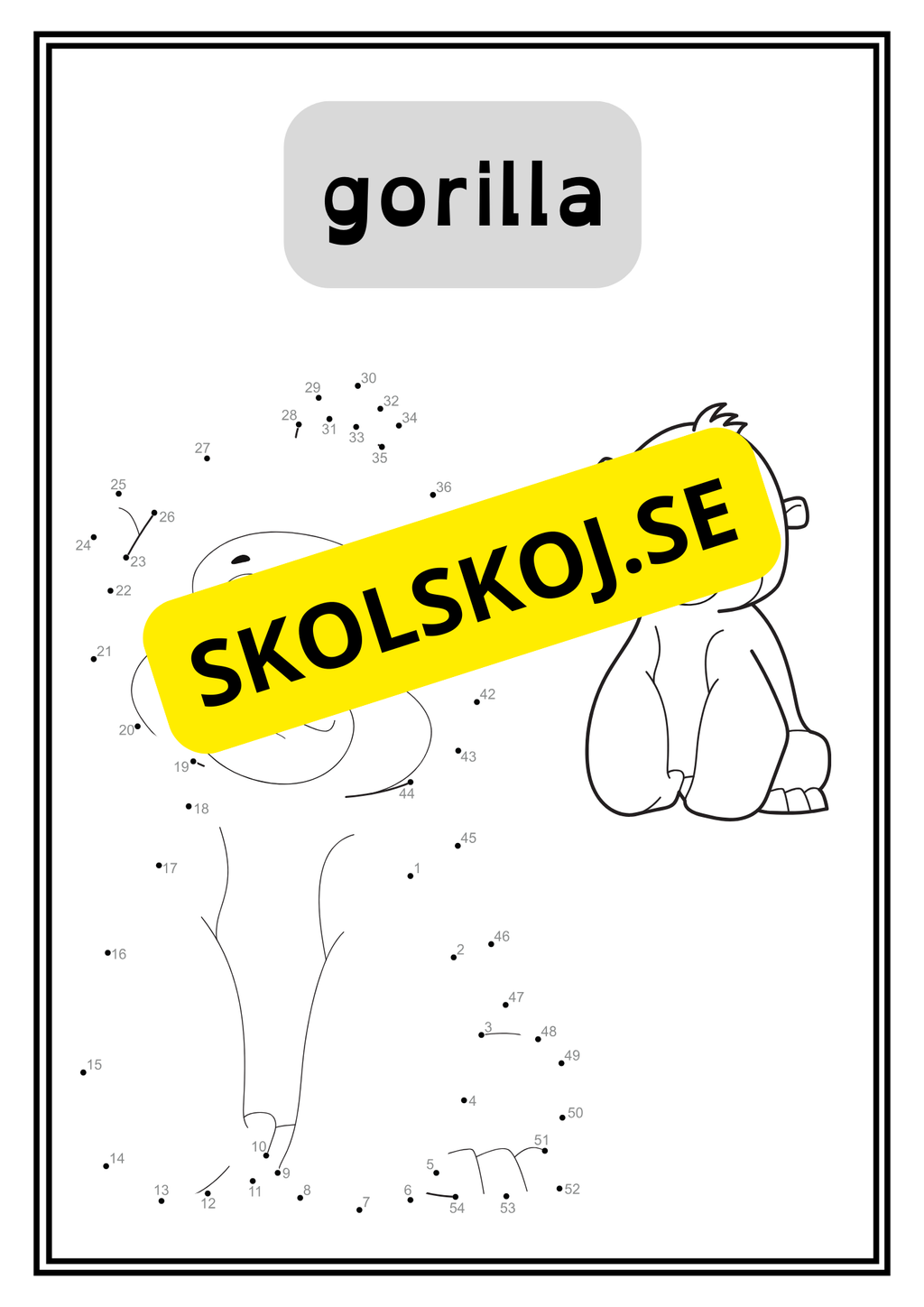 Djur - Prick till prick - 34 sidor