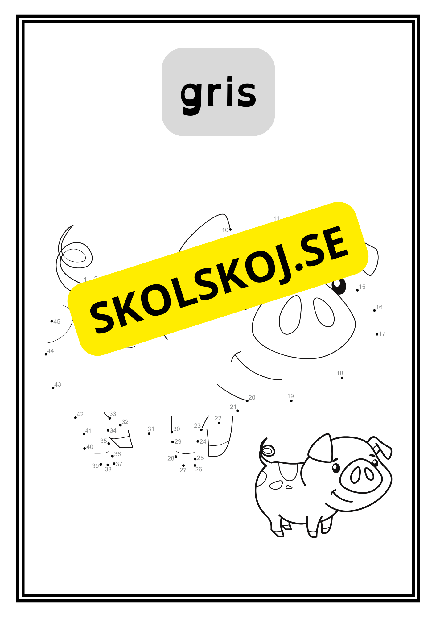 Djur - Prick till prick - 34 sidor