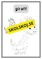 Djur - Prick till prick - 34 sidor