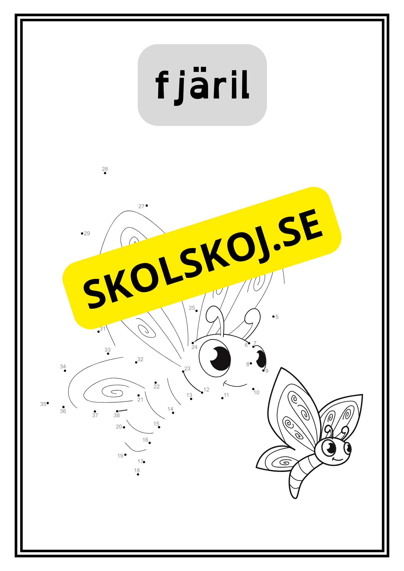 Djur - Prick till prick - 34 sidor