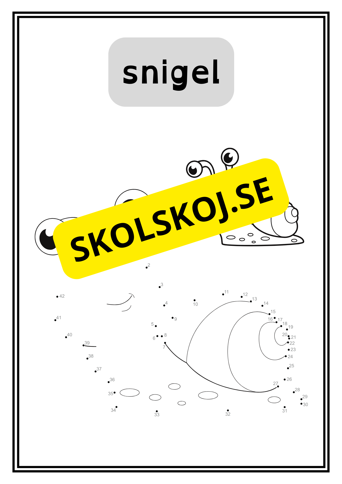 Djur - Prick till prick - 34 sidor