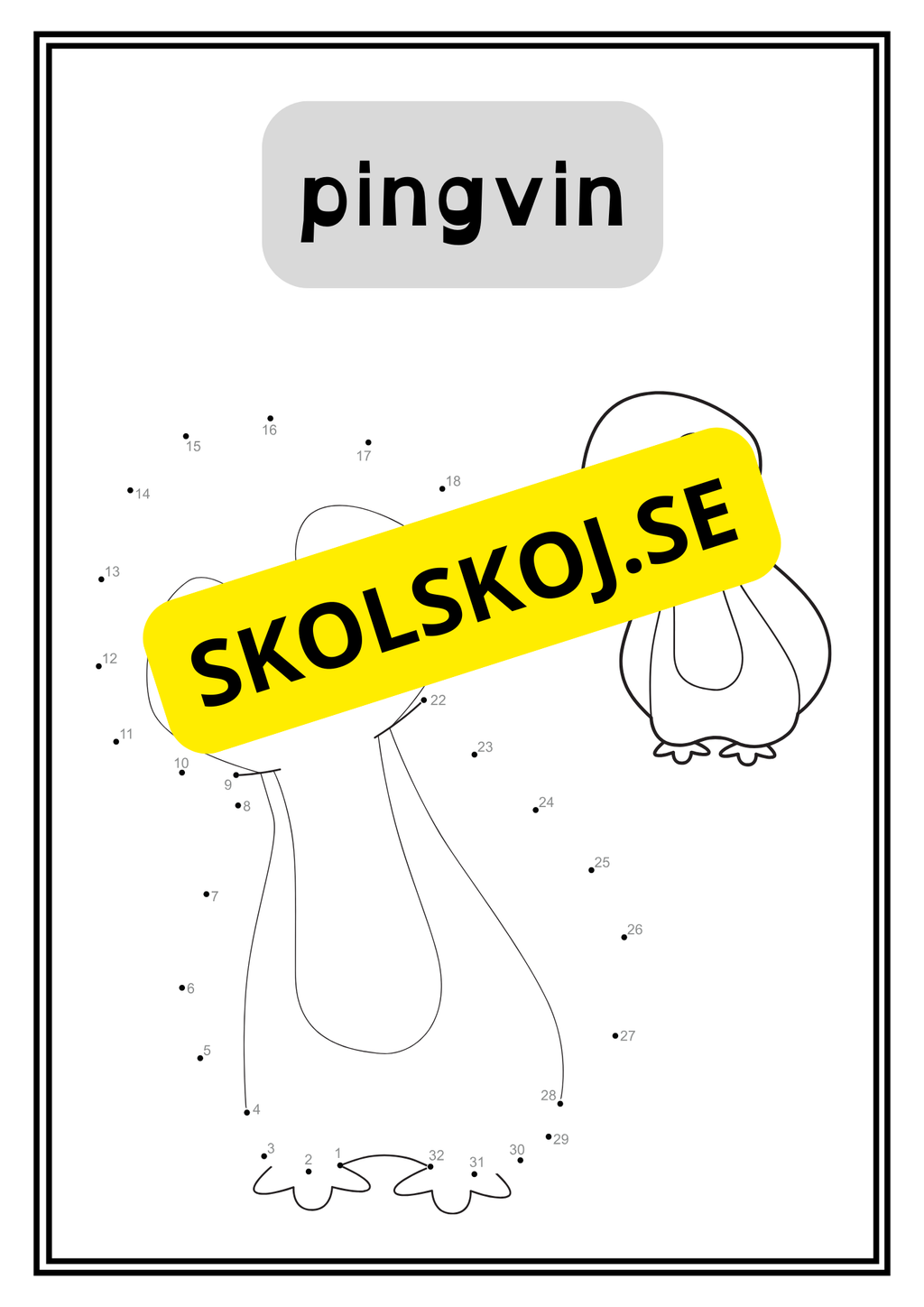 Djur - Prick till prick - 34 sidor