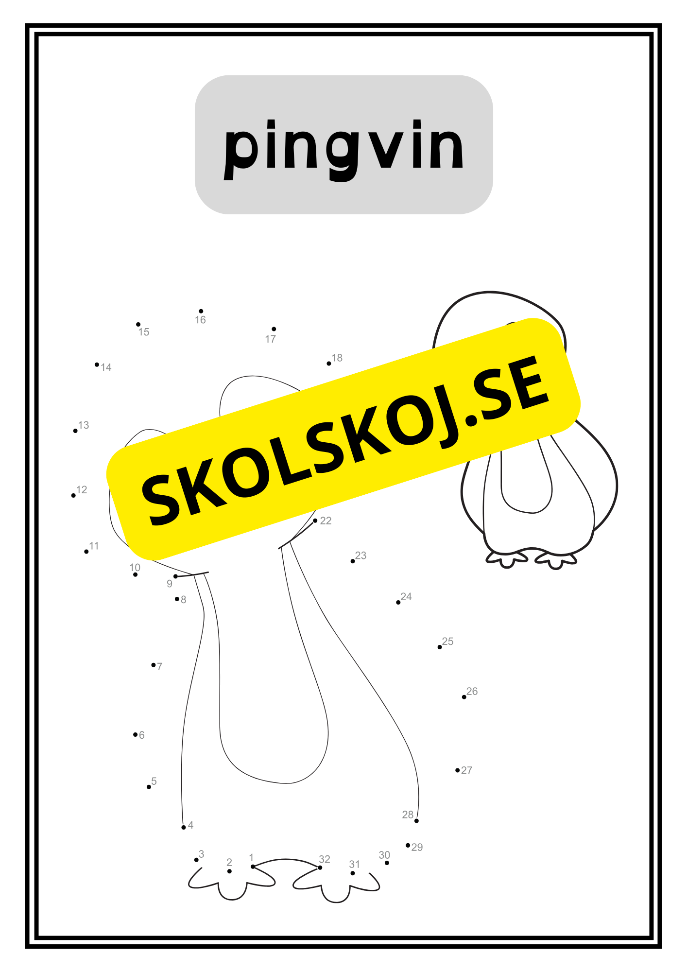 Djur - Prick till prick - 34 sidor