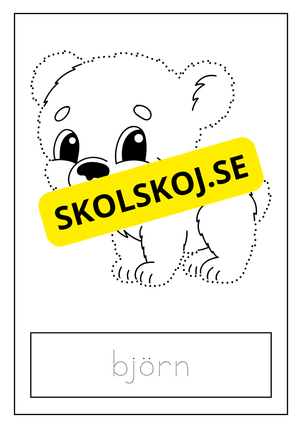 Djur - Skrivövning