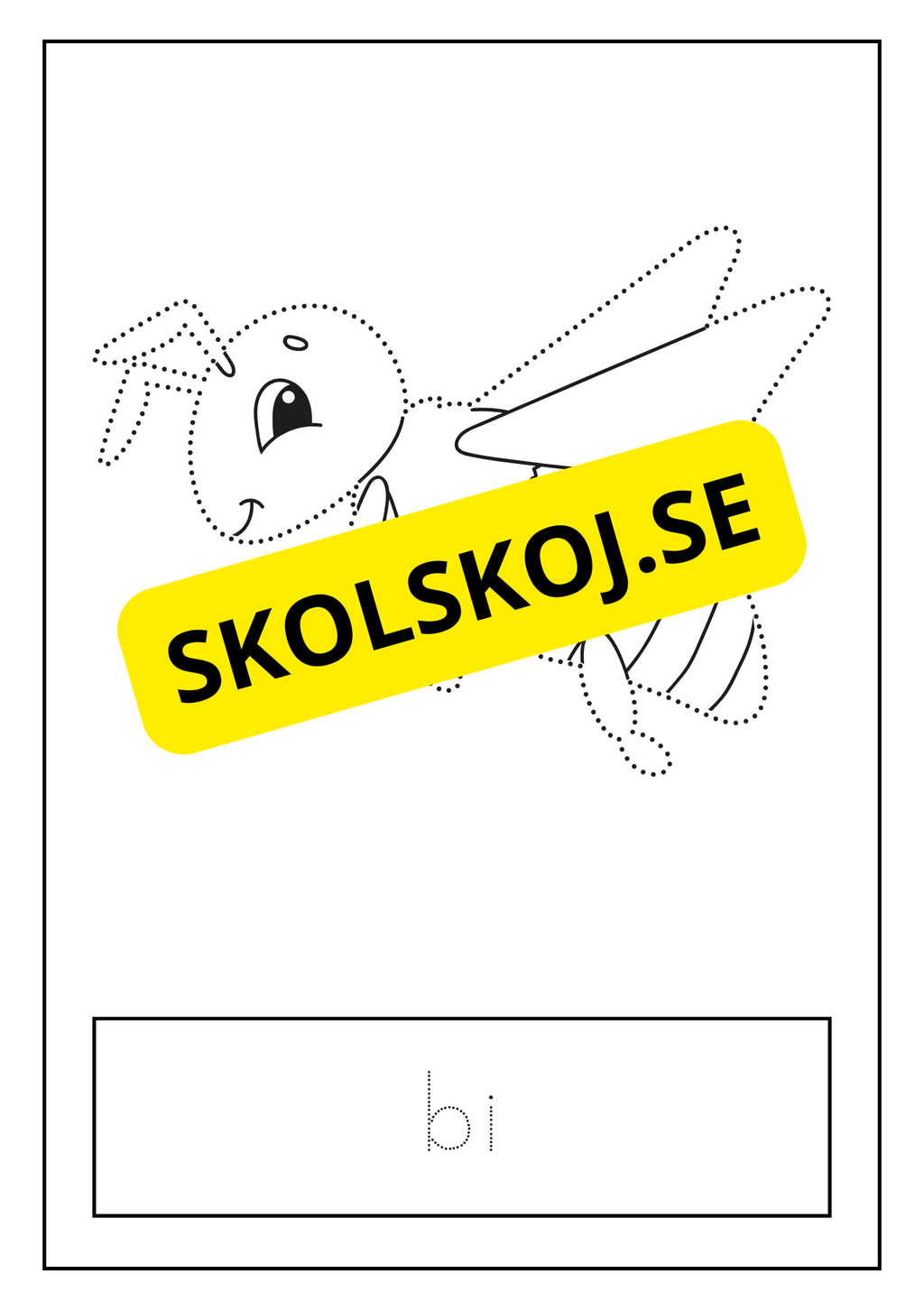 Djur - Skrivövning