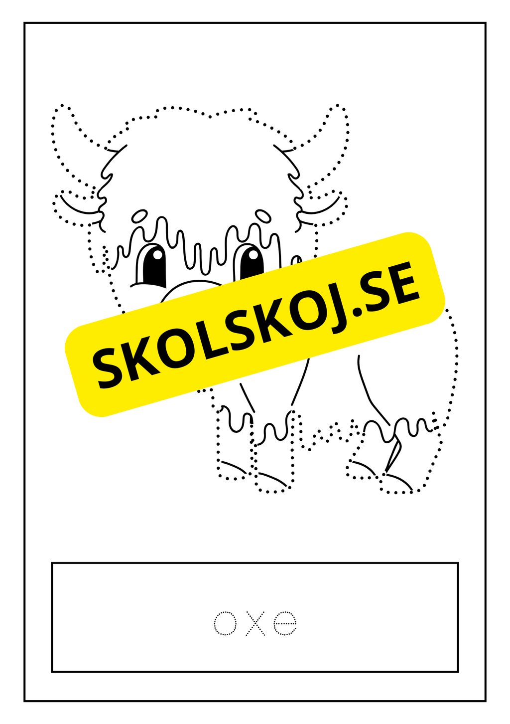 Djur - Skrivövning