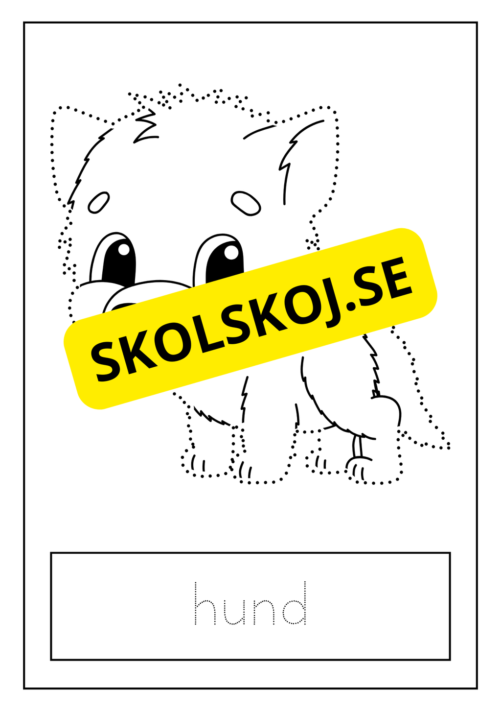 Djur - Skrivövning