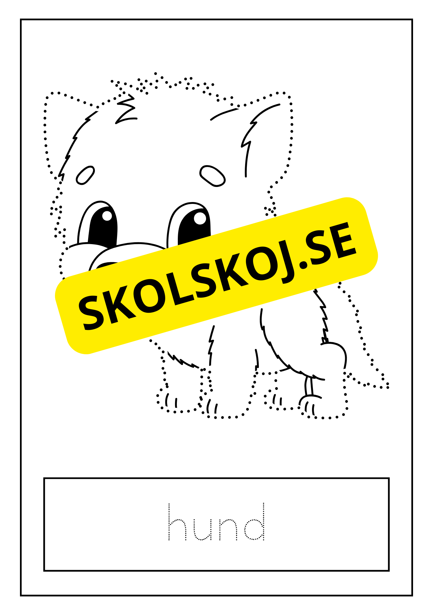 Djur - Skrivövning