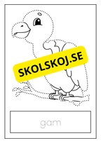 Djur - Skrivövning