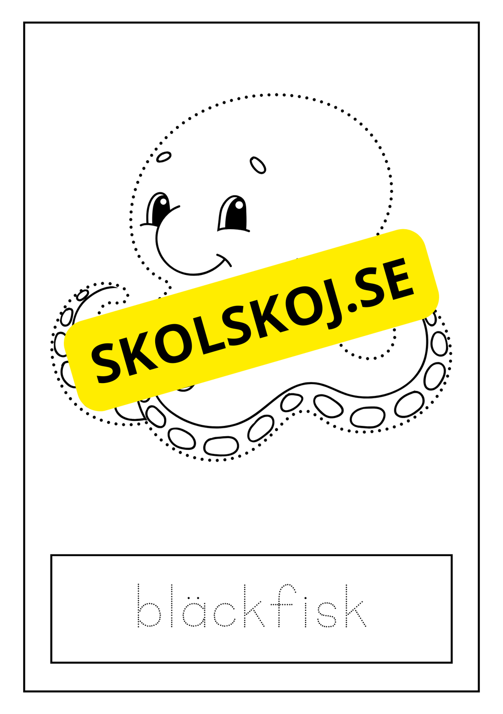 Djur - Skrivövning