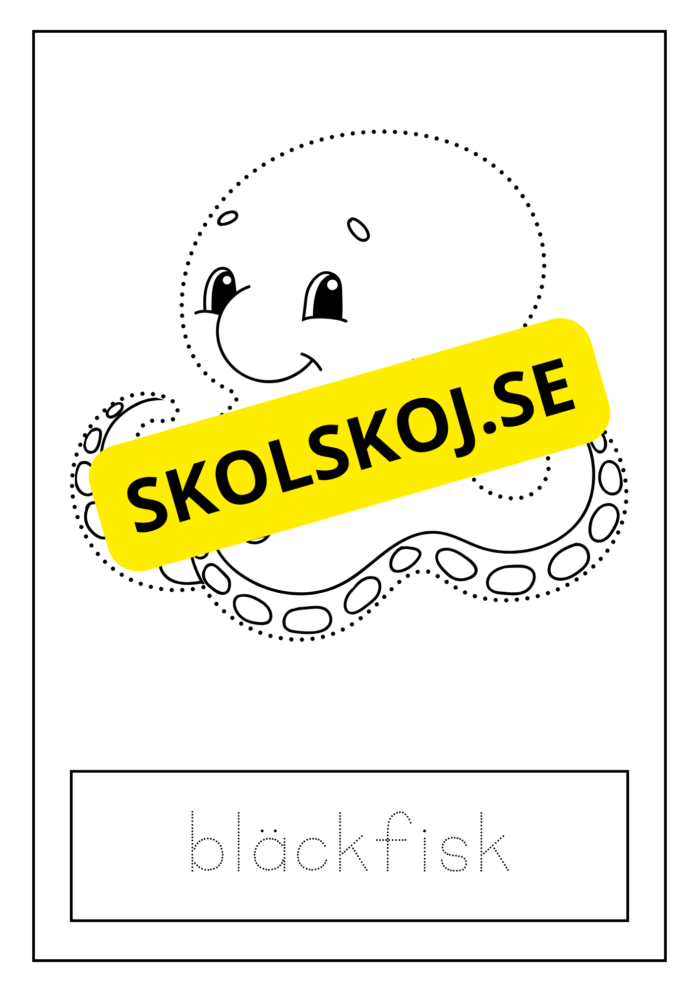 Djur - Skrivövning