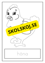 Djur - Skrivövning