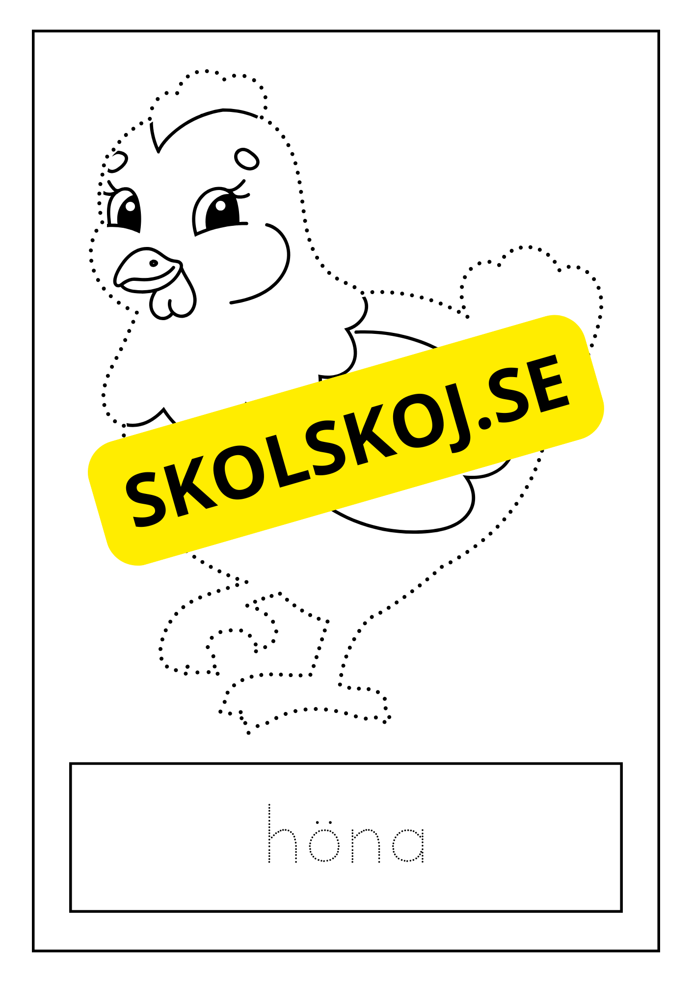 Djur - Skrivövning