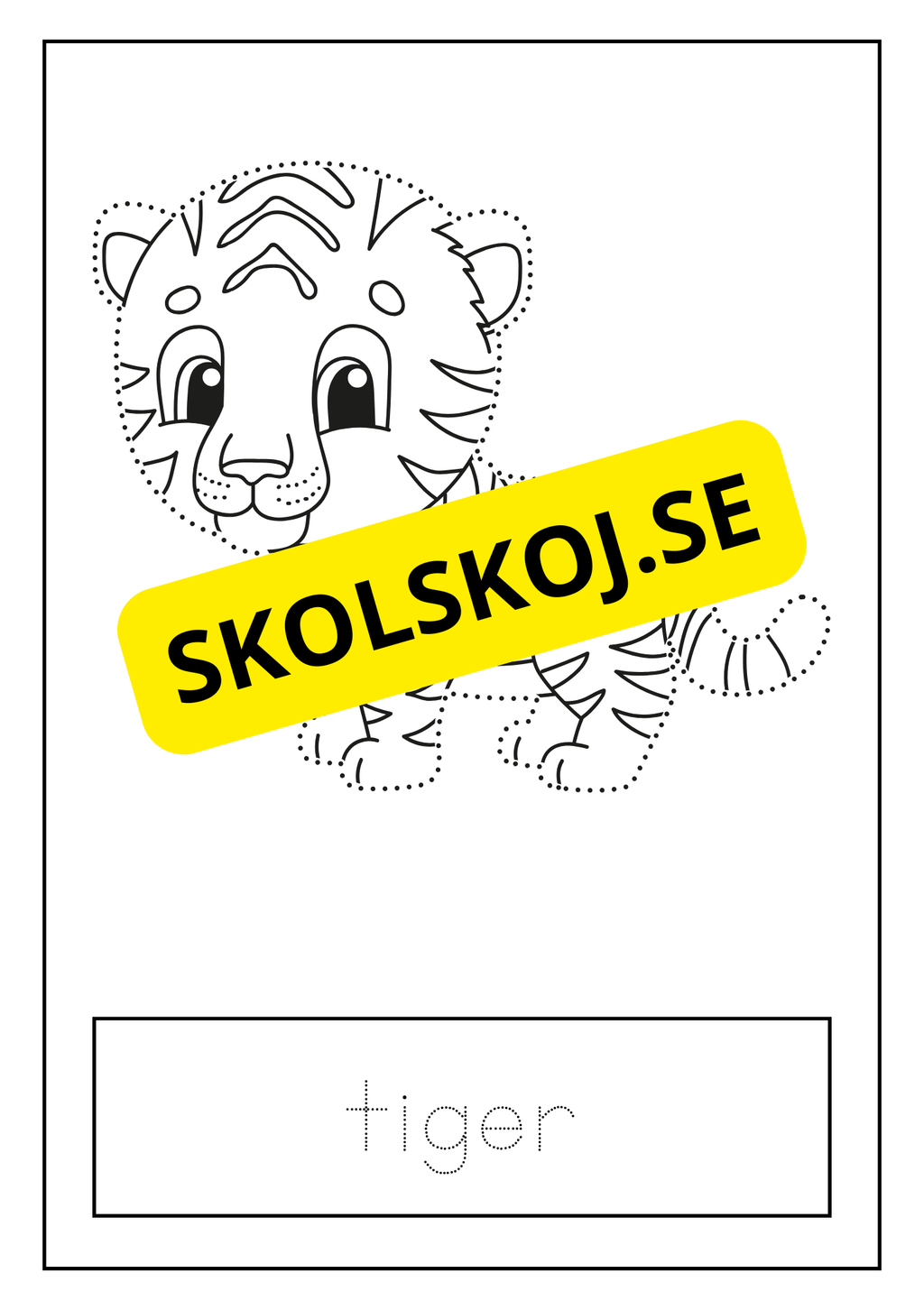 Djur - Skrivövning