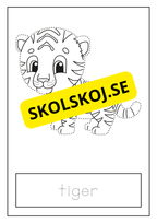 Djur - Skrivövning