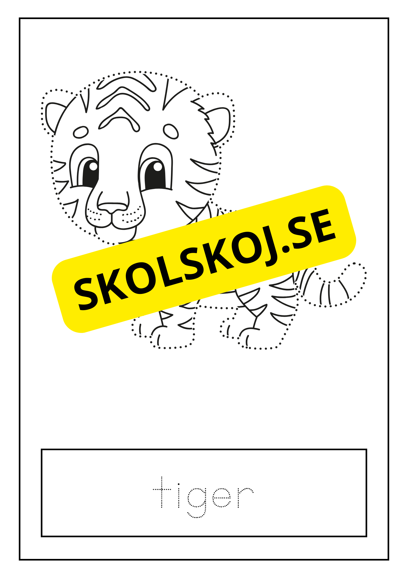 Djur - Skrivövning
