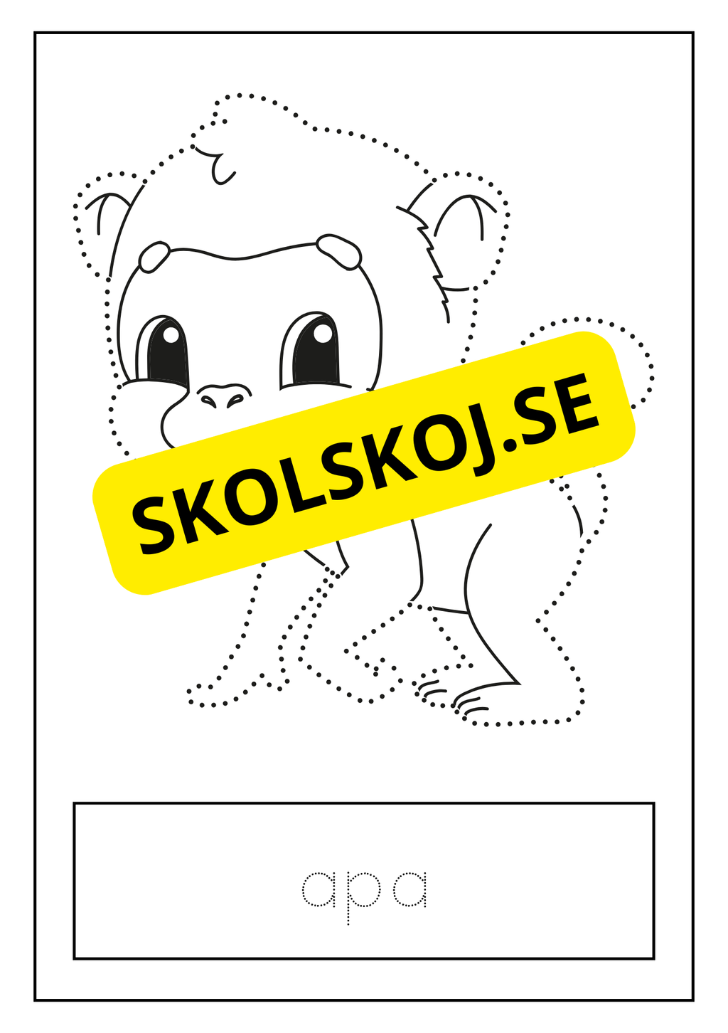 Djur - Skrivövning