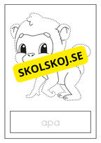 Djur - Skrivövning