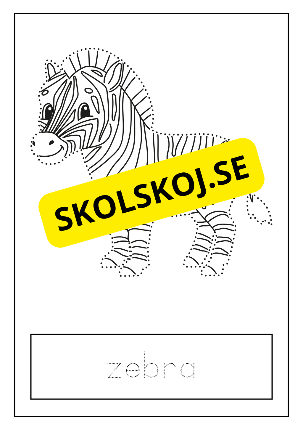 Djur - Skrivövning