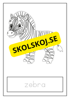 Djur - Skrivövning