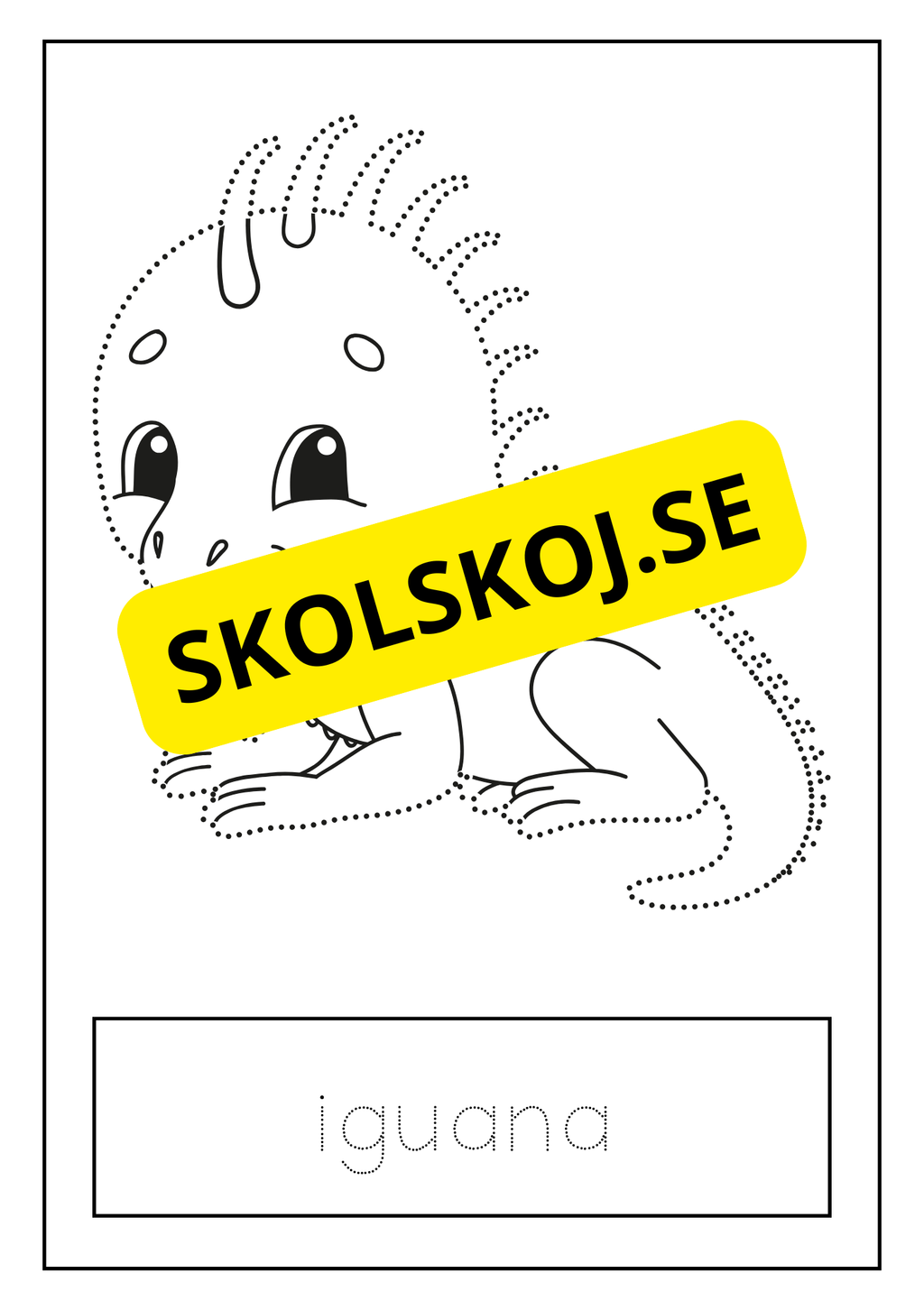 Djur - Skrivövning