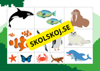 Djuren och deras hem - Pedagogiskt spel