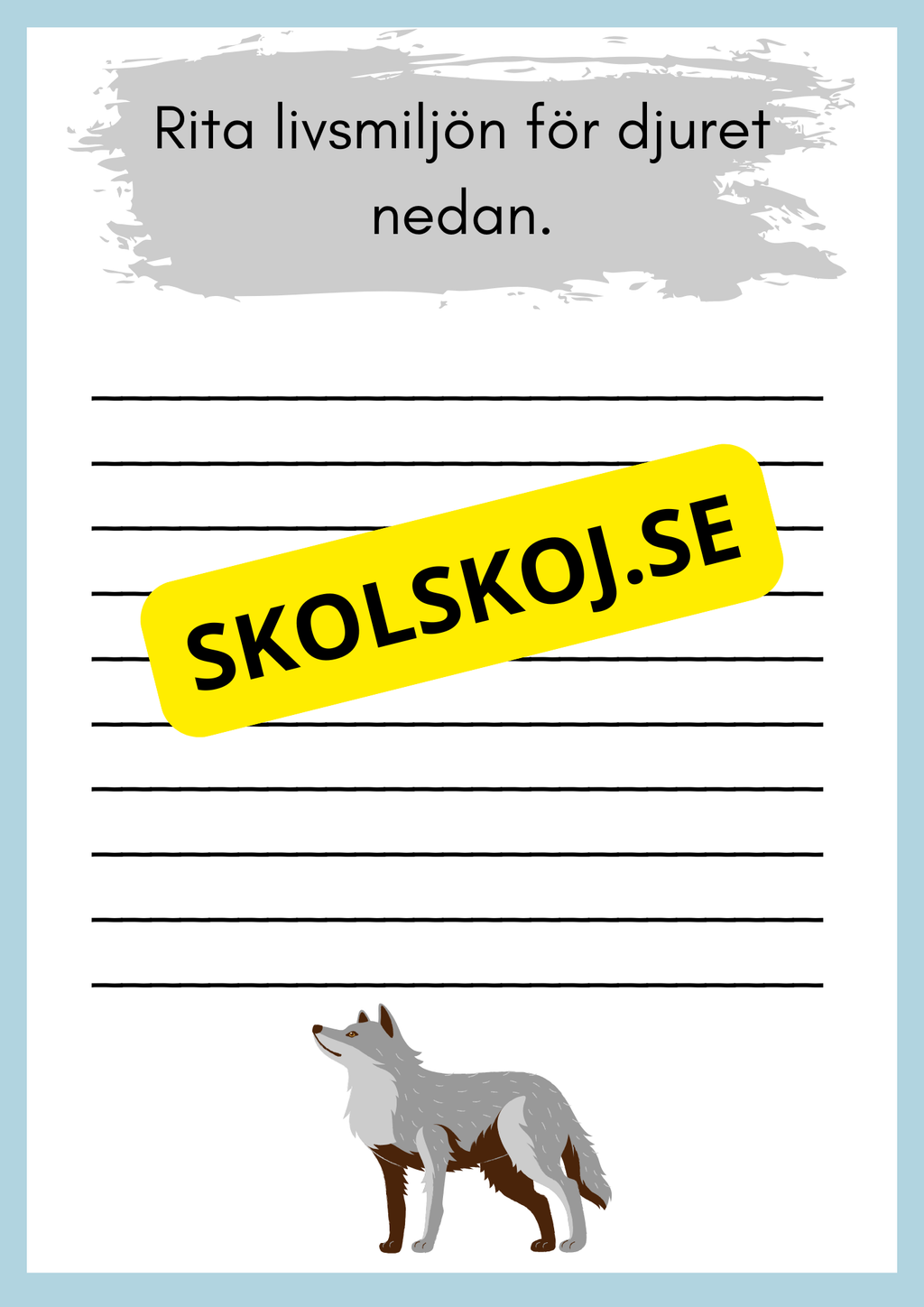 Djurens livsmiljö