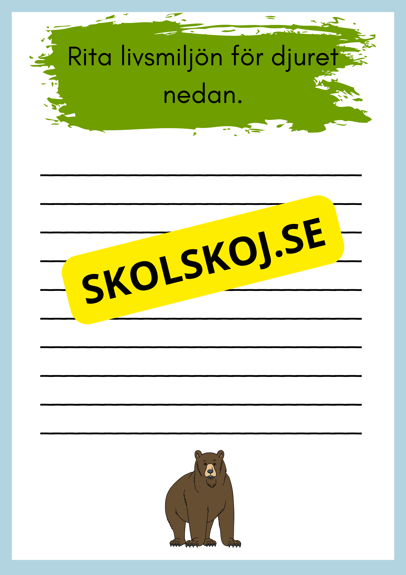 Djurens livsmiljö