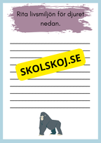 Djurens livsmiljö