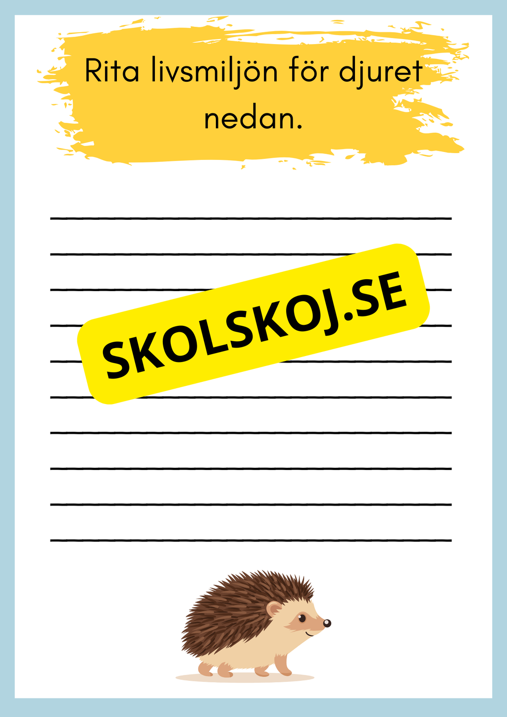 Djurens livsmiljö