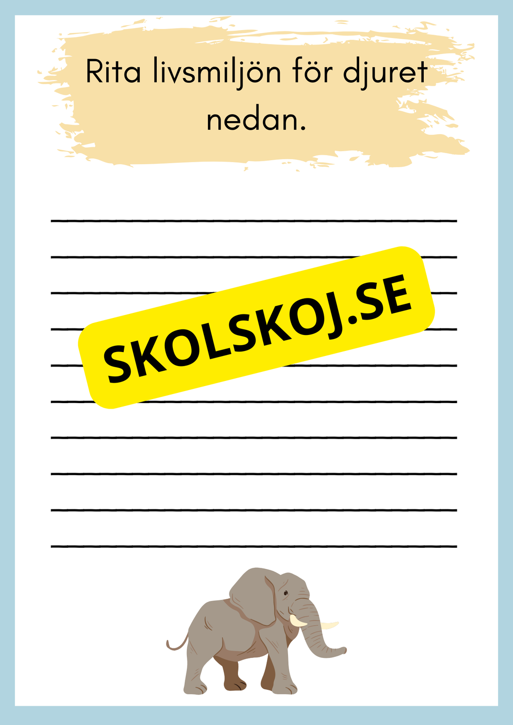 Djurens livsmiljö