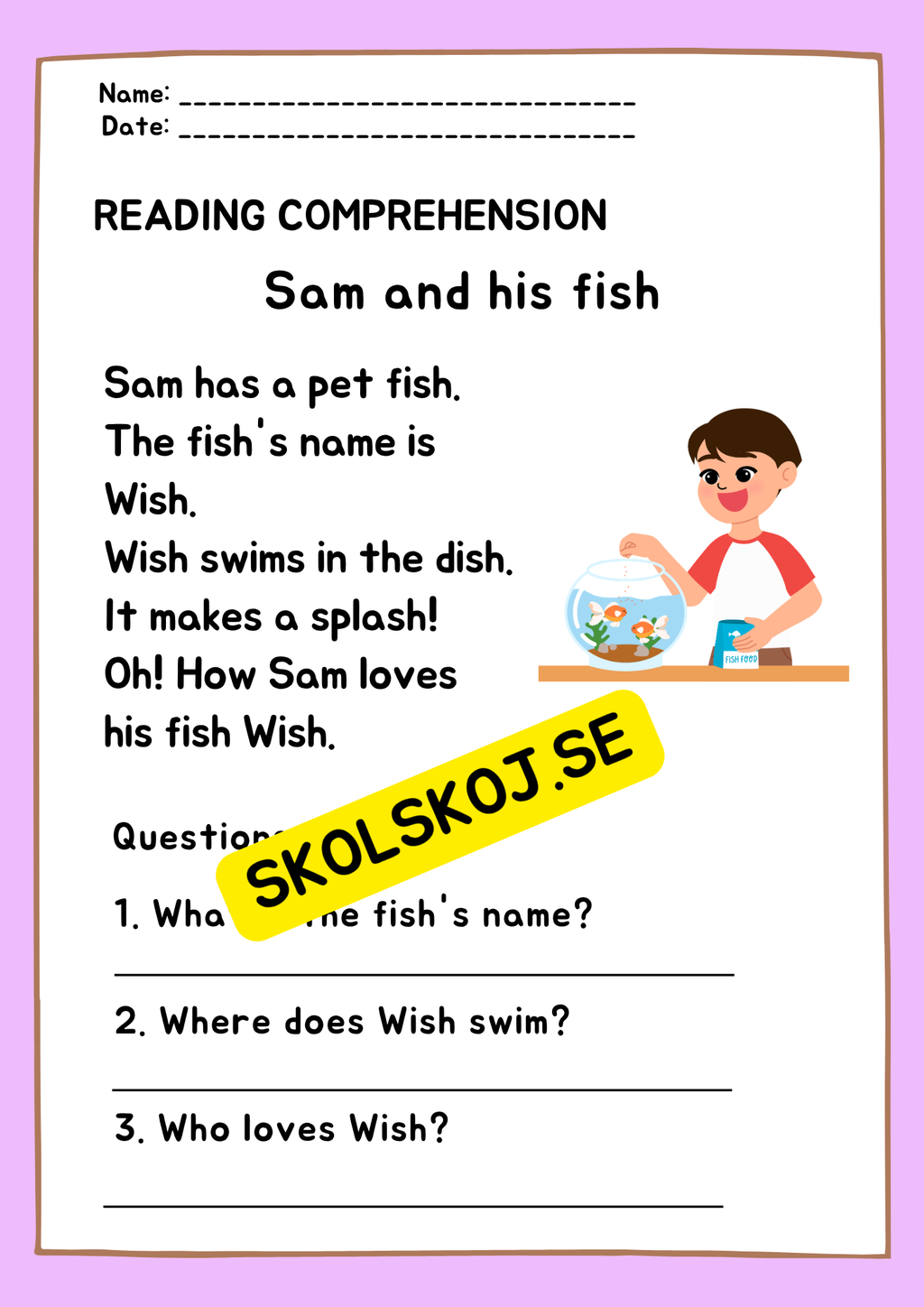Easy reading - Enkel läsförståelse