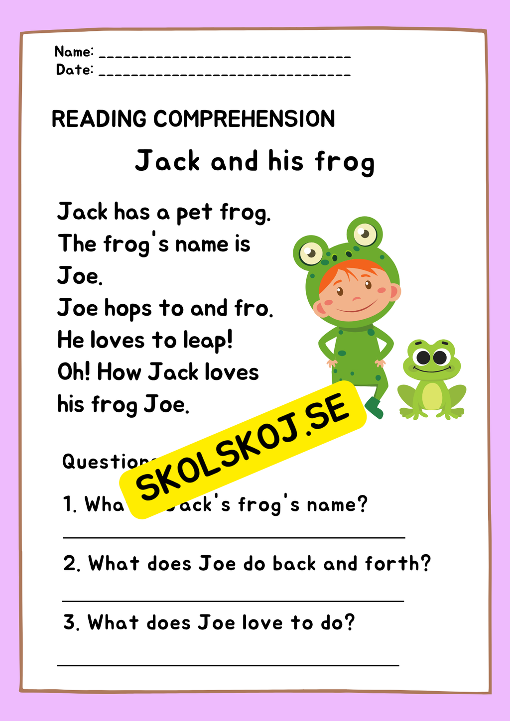 Easy reading - Enkel läsförståelse