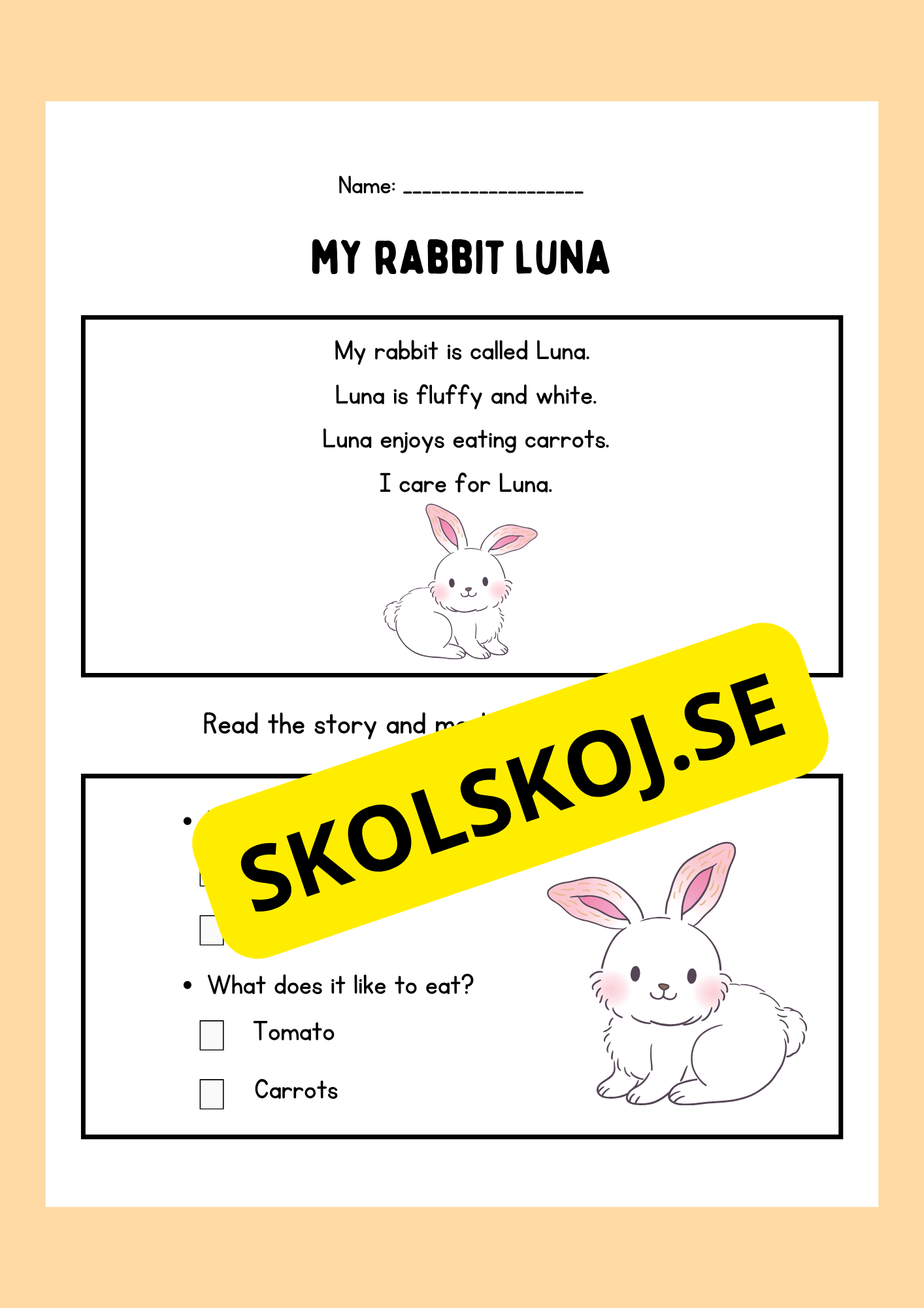 Easy reading - My pet